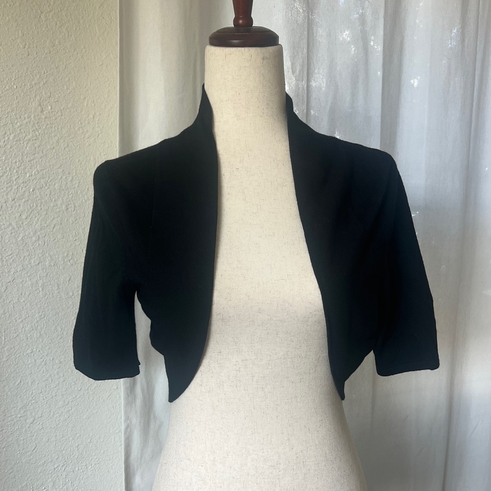 Elegant Black Women's Bolero Jacket